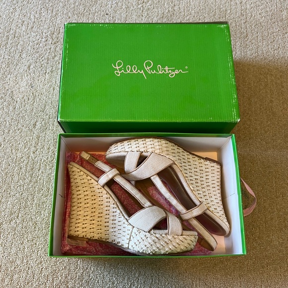 Lilly Pulitzer Wedge Heels - Picture 3 of 8